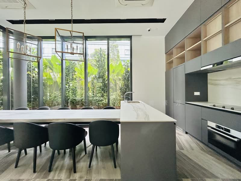 One-North Eden, 10 Slim Barracks Rise, 2 Bedrooms, 786 sqft, Condominium For Sale, by Alice Ng 黄素芳, 25349881 - Function room with kitchenette - PropertyGuru.com.sg