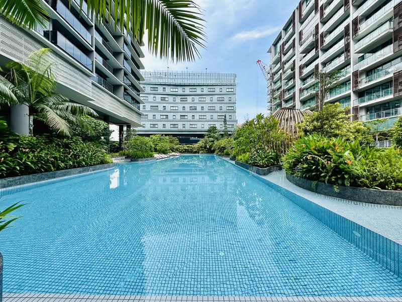 One-North Eden, 10 Slim Barracks Rise, 2 Bedrooms, 786 sqft, Condominium For Sale, by Alice Ng 黄素芳, 25349881 - Lush landscaping - PropertyGuru.com.sg