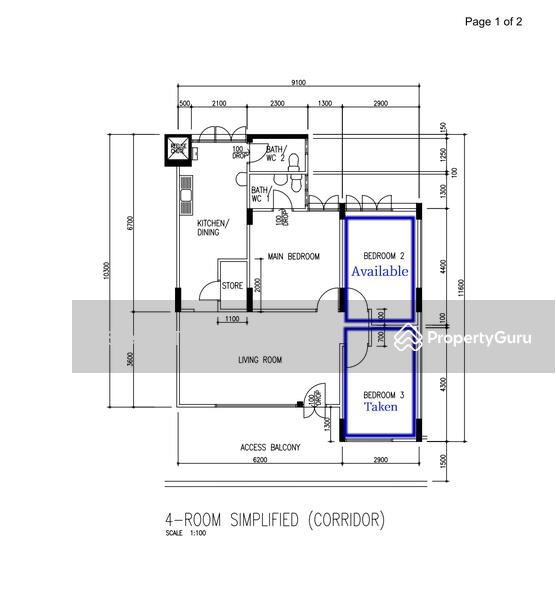 For Rent 443 Tampines Street 43