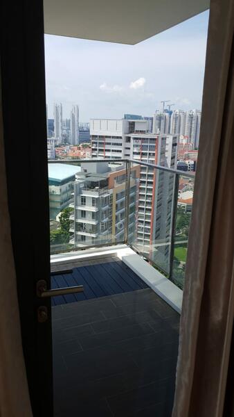 Master balcony - unblock view , bright n windy