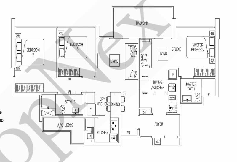 Twin Waterfalls, 116 Punggol Walk, 1 Bedroom, 300 sqft, Executive Condominium For Rent, by Phyllis Tan, 25355640 - PropertyGuru.com.sg