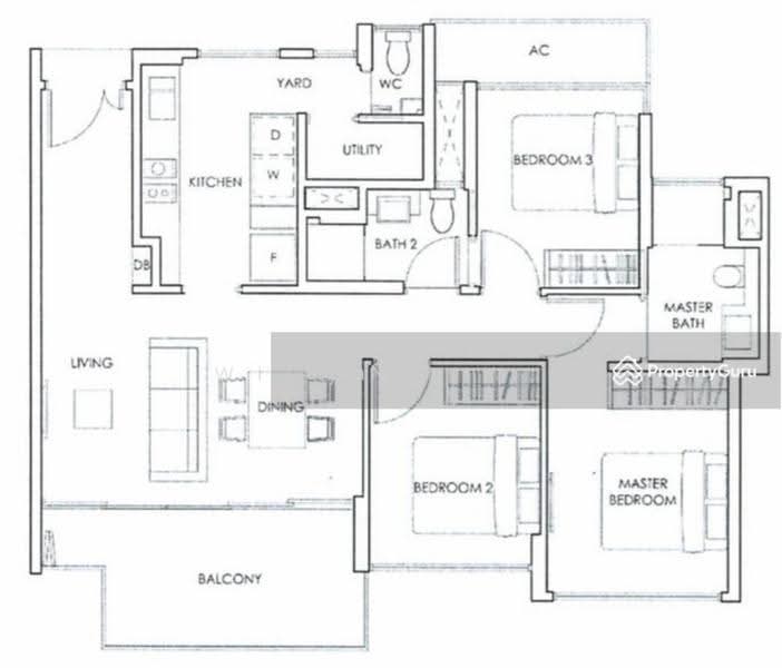 The Inflora, 61 Flora Drive, Changi Airport / Changi Village, 3 Bedrooms, 1,109 sqft, Condominium For Rent, by William Wu, 25358310 - PropertyGuru.com.sg