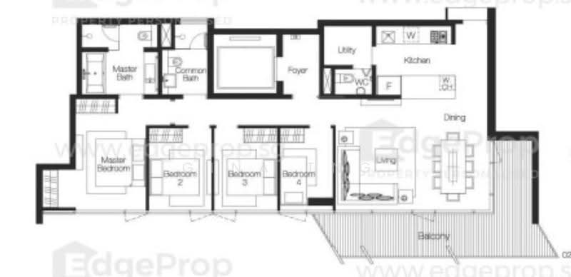 Cluny Park Residence, 99 Cluny Park Road, Tanglin / Holland / Bukit Timah, 4 Bedrooms, 1,594 sqft, Condominium For Rent, by Gina Tng, 25359362 - PropertyGuru.com.sg