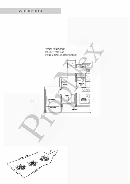 Stirling Residences, 25 Stirling Road, 2 Bedrooms, 635 sqft, Condominium For Rent, by Nigel Ang, 25360110 - PropertyGuru.com.sg