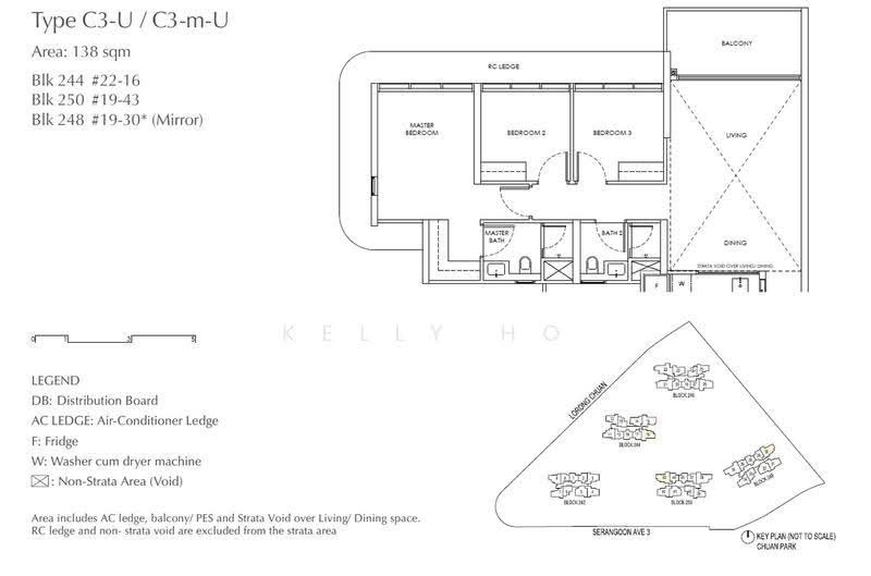 Chuan Park, 240 Lorong Chuan, Hougang / Punggol / Sengkang, 4 Bedrooms, 1,485 sqft, Condominium For Sale, by Kelly Ho, 25361171 - PropertyGuru.com.sg