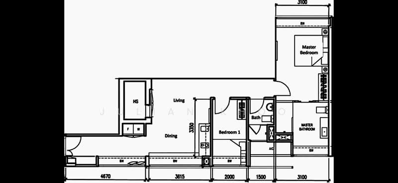 Lotus at Paya Lebar, 11 Paya Lebar Road, 2 Bedrooms, 826 sqft, Apartment For Rent, by Julian Khoo, 25362208 - PropertyGuru.com.sg