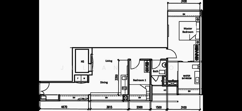 Lotus at Paya Lebar, 11 Paya Lebar Road, 2 Bedrooms, 826 sqft, Apartment For Rent, by Julian Khoo, 25362856 - PropertyGuru.com.sg