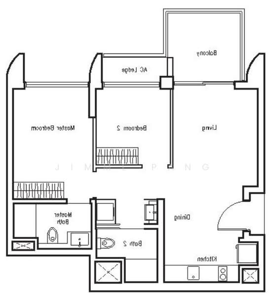 Lakeville, 1 Jurong Lake Link, 2 Bedrooms, 721 sqft, Condominium For Rent, by Jimme Pang, 25369118 - PropertyGuru.com.sg