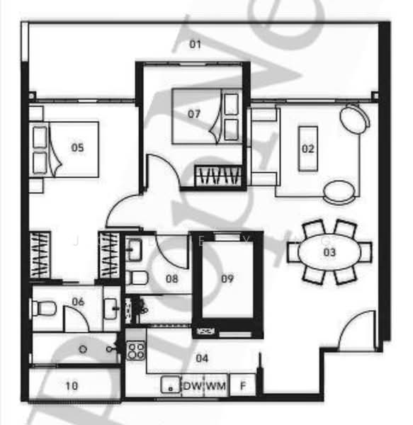 Hijauan, 63 Cavenagh Road, 2 Bedrooms, 1,044 sqft, Apartment For Sale, by Jolene Yang, 25370014 - PropertyGuru.com.sg