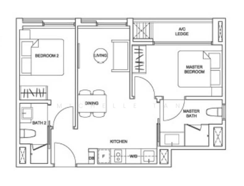 Sixteen35 Residences, 16 Lorong 35 Geylang, Eunos / Geylang / Paya Lebar, 2 Bedrooms, 538 sqft, Condominium For Sale, by Michelle Tan, 25372184 - PropertyGuru.com.sg