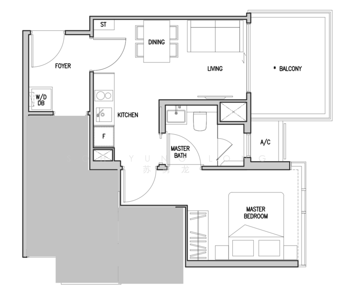 RV Altitude, 344 River Valley Road, 1 Bedroom, 416 sqft, Condominium For Rent, by Soh Yung Long 苏勇龙, 25373327 - PropertyGuru.com.sg