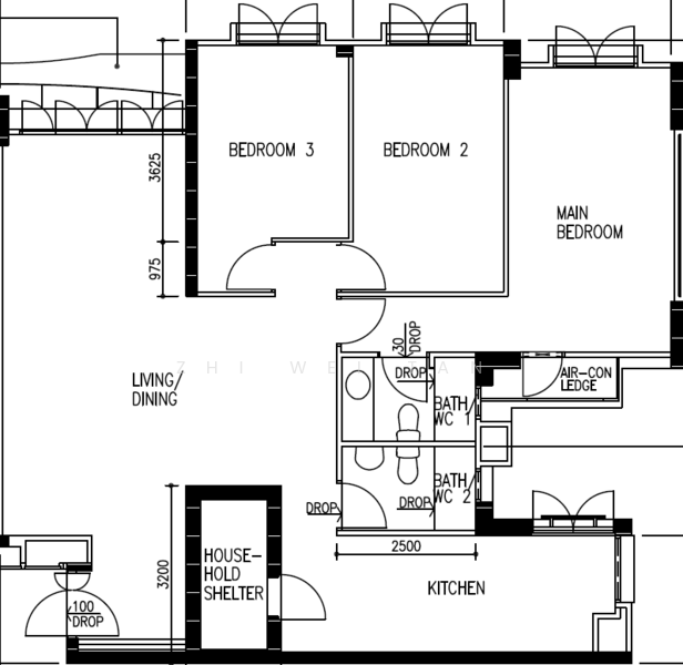 45 Jalan Tiga, 45 Jalan Tiga, 3 Bedrooms, 1,248 sqft, HDB Flat For Rent, by Zhi Wei Tan, 25373539 - PropertyGuru.com.sg