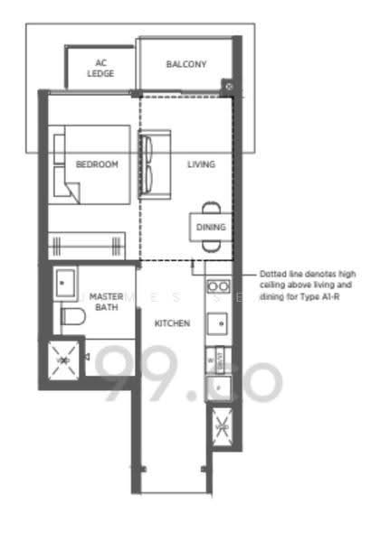 Parc Esta, 822 Sims Avenue, Eunos / Geylang / Paya Lebar, Studio, 420 sqft, Condominium For Rent, by James Seah, 25375498 - PropertyGuru.com.sg