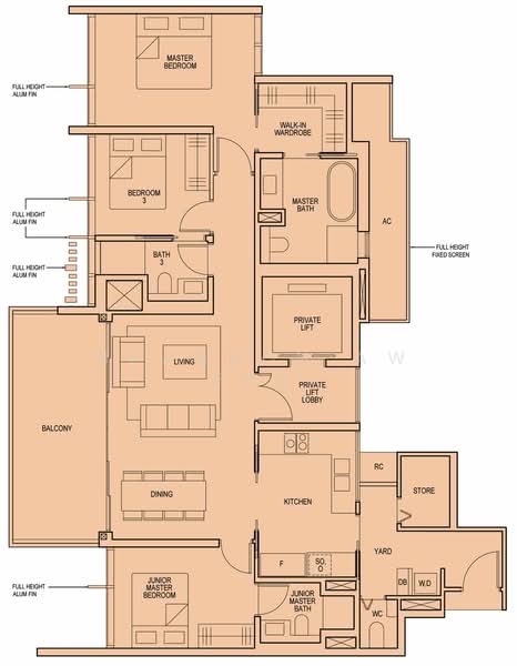 The Avenir, 8 River Valley Close, 3 Bedrooms, 1,528 sqft, Condominium For Sale, by Brandon Aw, 25376057 - PropertyGuru.com.sg