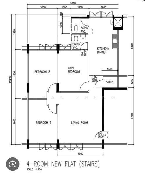 334 Ang Mo Kio Avenue 1, 334 Ang Mo Kio Avenue 1, Ang Mo Kio / Bishan / Thomson, 3 Bedrooms, 979 sqft, HDB Flat For Rent, by Susan Zheng, 25376134 - PropertyGuru.com.sg