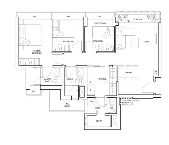 The Palette, 121 Pasir Ris Grove, Pasir Ris / Tampines, 3 Bedrooms, 1,066 sqft, Condominium For Rent, by Cheryl Loh, 25382255 - PropertyGuru.com.sg