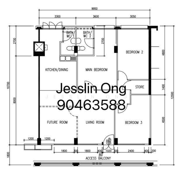 359 Hougang Avenue 5, 359 Hougang Avenue 5, Hougang / Punggol / Sengkang, 3 Bedrooms, 1,119 sqft, HDB Flat For Rent, by Jesslin Ong, 25382278 - PropertyGuru.com.sg