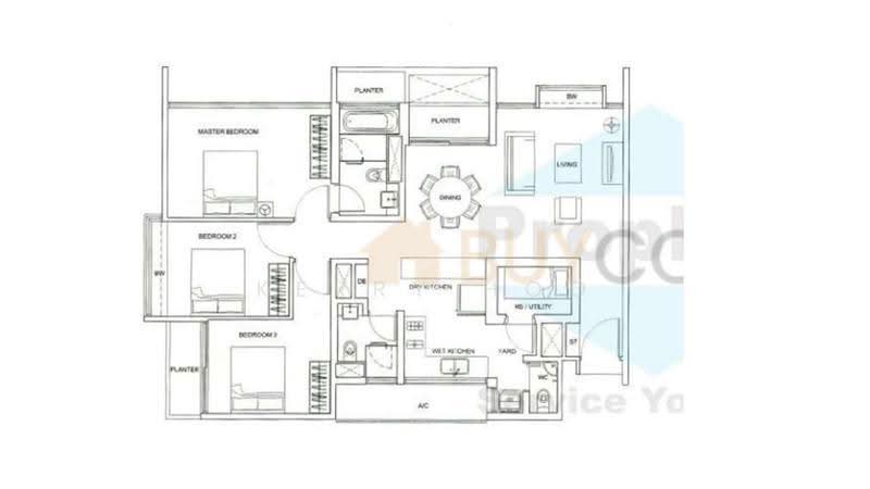 Botannia, 27B West Coast Park, Buona Vista / West Coast / Clementi New Town, 3 Bedrooms, 1,270 sqft, Condominium For Rent, by Kerry Hoo, 25386945 - PropertyGuru.com.sg