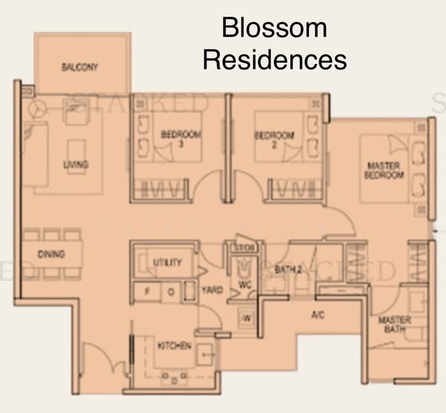 Blossom Residences, 32 Segar Road, 3 Bedrooms, 1,055 sqft, Executive Condominium For Sale, by Patricia Lok, 25387584 - PropertyGuru.com.sg