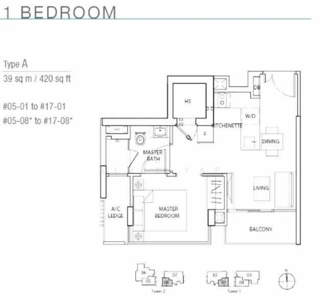 The Line@Tanjong Rhu, 6 Tanjong Rhu Road, 1 Bedroom, 420 sqft, Condominium For Rent, by Alvin Yap, 25390376 - PropertyGuru.com.sg