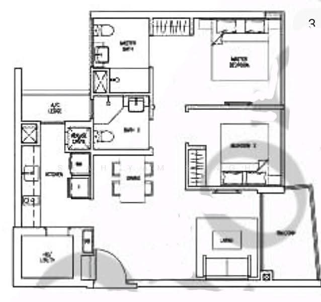 Skies Miltonia, 23 Miltonia Close, Sembawang / Yishun, 2 Bedrooms, 743 sqft, Condominium For Rent, by Seah Yam Sengh, 25390954 - PropertyGuru.com.sg