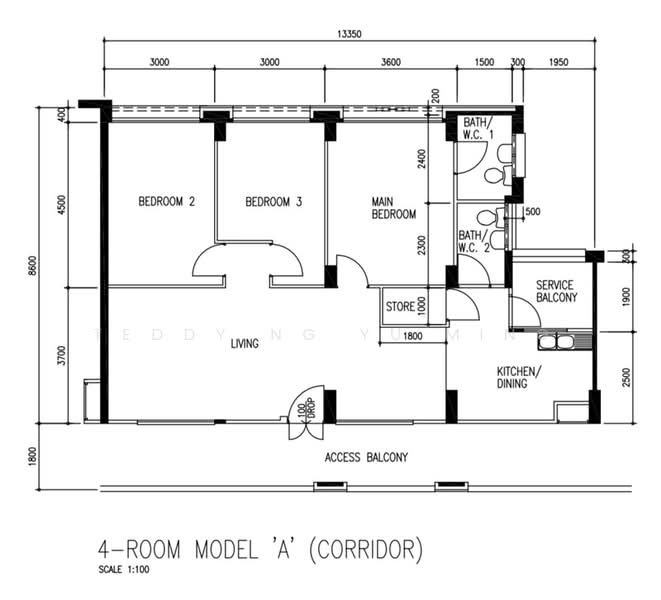 666 Jalan Damai, 666 Jalan Damai, Room Rental, 107 sqft, HDB Flat For Rent, by Teddy Ng Yu Ming, 25391077 - PropertyGuru.com.sg