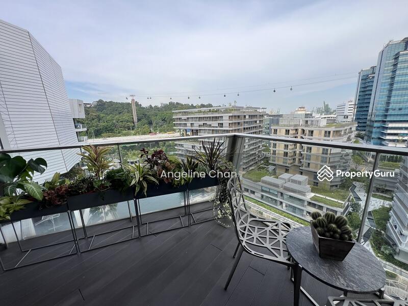 Living Area Balcony - Mount Faber View