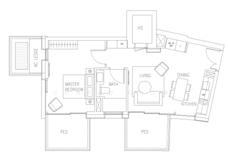 Corals at Keppel Bay, 13 Keppel Bay Drive, 1 Bedroom, 678 sqft, Condominium For Rent, by Conrad Chow, 25393093 - PropertyGuru.com.sg