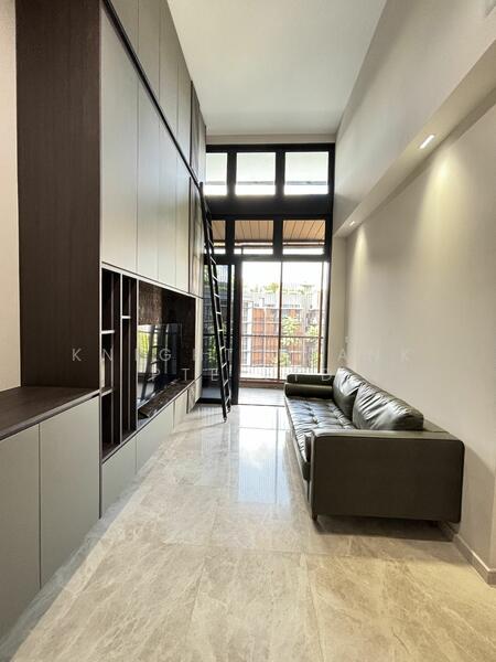 Spacious Living with high ceiling and ample storage