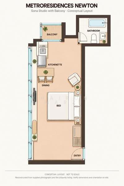 MetroResidences Newton, Newton / Novena, Studio, 400 sqft, Apartment For Rent, by Khairun Marz, 25402901 - PropertyGuru.com.sg