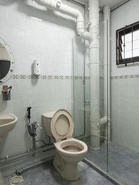 Common Bathroom with new Shower Screen, New Shower Facilities Installed.