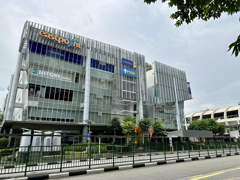 Shopping mall opposite the road