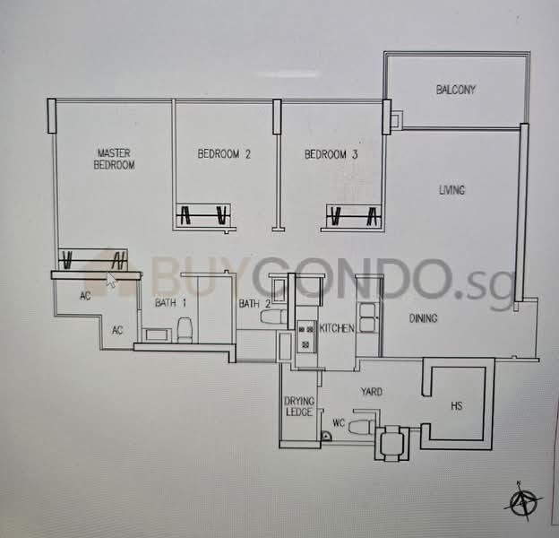 A Treasure Trove, 72 Punggol Walk, 3 Bedrooms, 1,044 sqft, Condominium For Rent, by Angeline Ang, 25405146 - PropertyGuru.com.sg