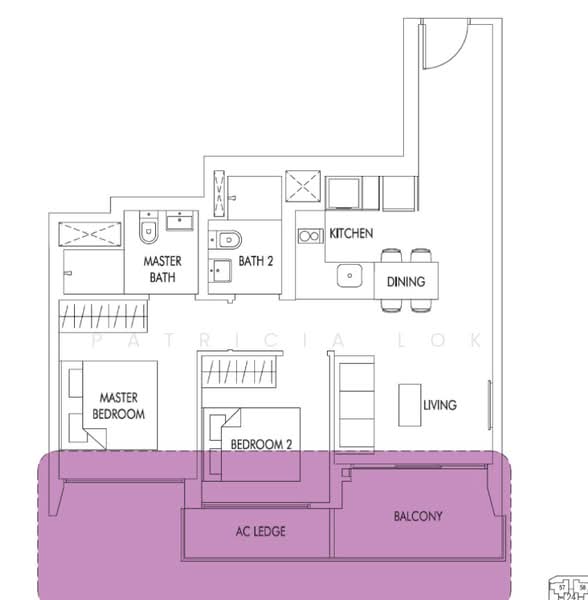 Sol Acres, 14 Choa Chu Kang Grove, 2 Bedrooms, 732 sqft, Executive Condominium For Rent, by Patricia Lok, 25407506 - PropertyGuru.com.sg
