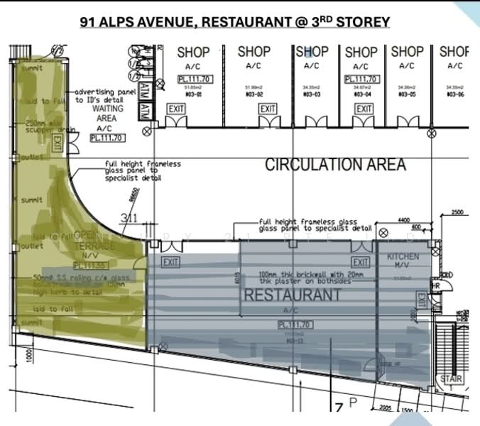 Bistro Bar / FNB /Restaurant / Events, Apls Ave, Changi Airport / Changi Village, 2,463 sqft, Food & Beverage For Rent, by CONEE WUAN, 25407673 - CommercialGuru.com.sg