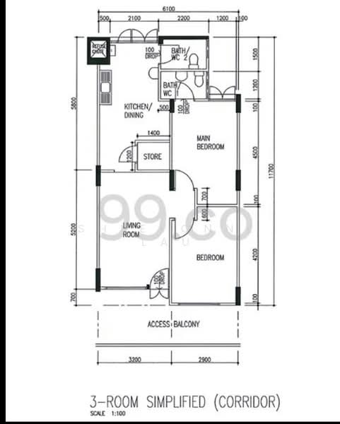 682 Hougang Avenue 4, 682 Hougang Avenue 4, 2 Bedrooms, 688 sqft, HDB Flat For Rent, by Sheevonne Lau, 25409556 - PropertyGuru.com.sg