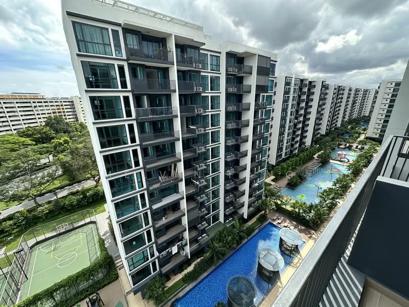 Treasure at Tampines, 15 Tampines Lane, 2 Bedrooms, 592 sqft, Condominium For Rent, by Melvin Fang, 25409967 - View from Balcony - PropertyGuru.com.sg