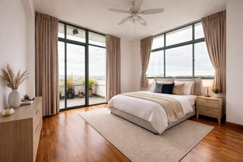 Master Bedroom - Digitally furnished for visualization of space. 