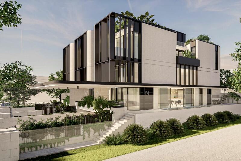 For Sale - ◤ Brand New Corner Terrace with Lift & Pool @ Brighton Crescent