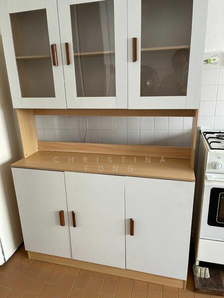 new kitchen cabinet, stove
