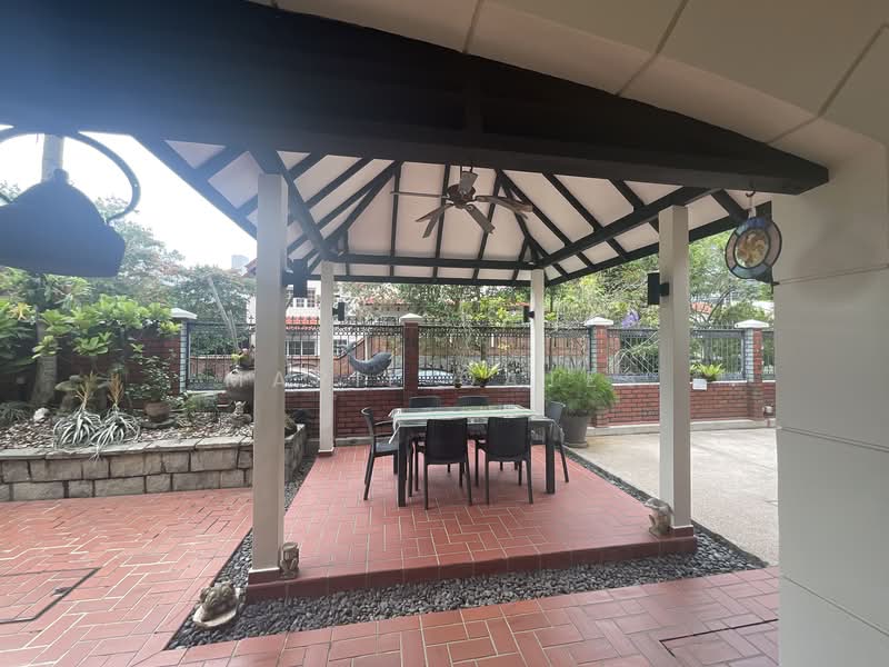 Bedokville, Jalan Limau Manis, 5 Bedrooms, 4,200 sqft, Semi-Detached House For Rent, by Marie Gates, 25426404 - Idyllic gazebo for afternoon tea - PropertyGuru.com.sg