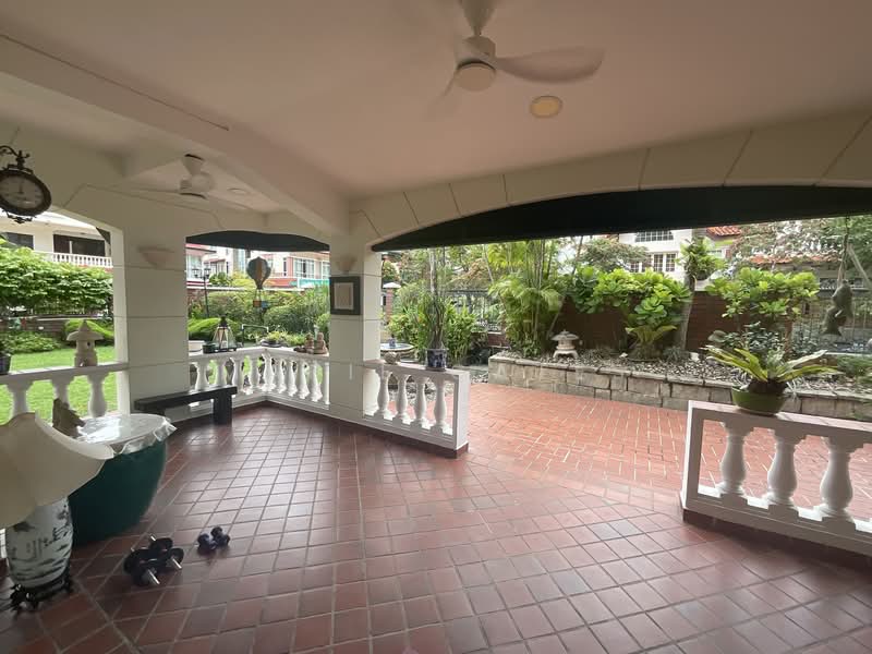 Bedokville, Jalan Limau Manis, 5 Bedrooms, 4,200 sqft, Semi-Detached House For Rent, by Marie Gates, 25426404 - Huge outdoor covered terrace perfect for exercise and relaxation  - PropertyGuru.com.sg