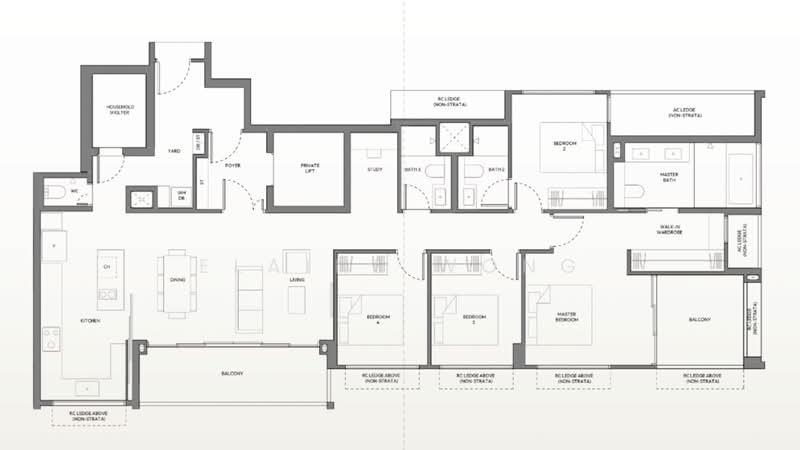 ⭐️ Freehold haromise at D15 ⭐️, , 4 Bedrooms, 1,755 sqft, Condominium For Sale, by Elaine Wong, 25430124 - PropertyGuru.com.sg