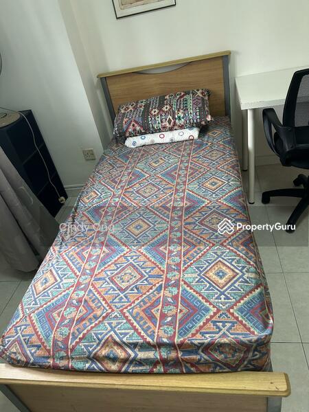 bed-frame with mattress