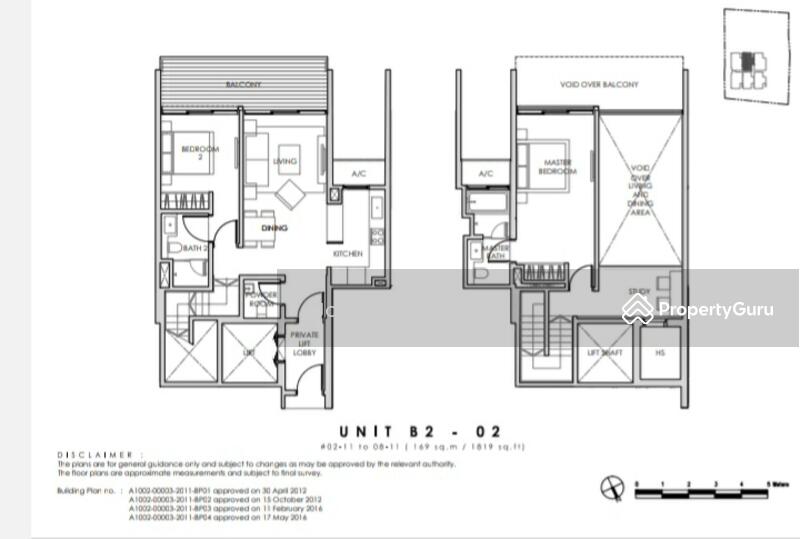 HIGH FLOOR 2 bedroom loft 2 bath layout