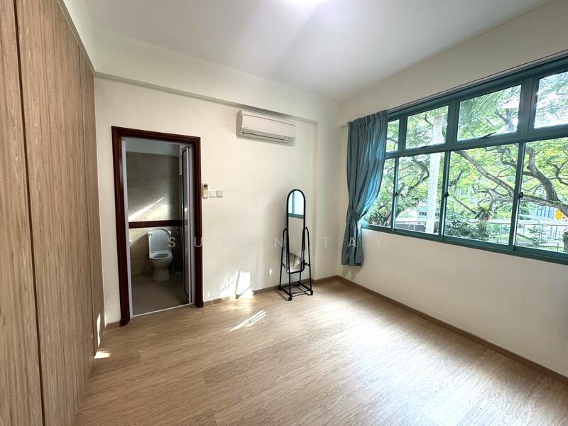 Master bedroom with ensuite bathroom