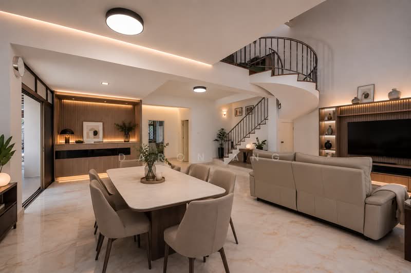 Lorong Tanggam / Jalan Kayu 4000sqft Land Semi-Detached by PropertyPartners, Lor Tanggam, 4 Bedrooms, 3,000 sqft, Semi-Detached House For Sale, by Daron Ang, 25432653 - ID Illustration - 1st Level - Living Hall - #PropertyPartners - PropertyGuru.com.sg