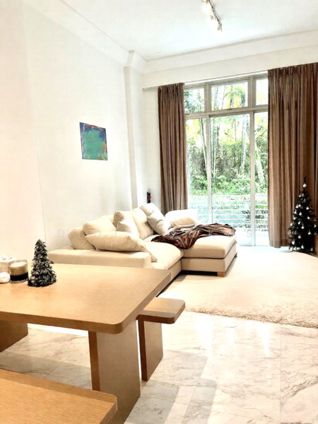 QUIET/ SPACIOUS /Lush Greenery / Trees - LOVELY! Living opens out onto Outdoor Patio! Walk to MRT!