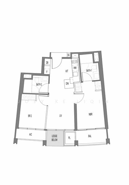 One Pearl Bank, 1 Pearl Bank, 2 Bedrooms, 743 sqft, Condominium For Rent, by Joey Ke Liqin, 25438779 - PropertyGuru.com.sg