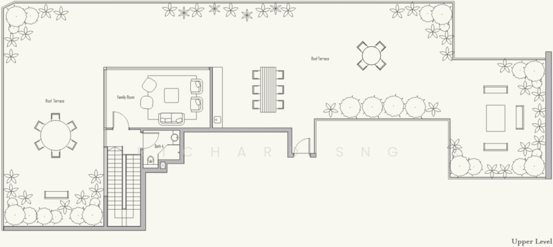 V ON SHENTON PENTHOUSE 7255SQFT FLOOR PLAN